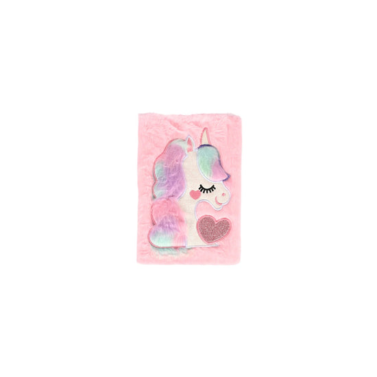Unicorn A5 Plush Diary