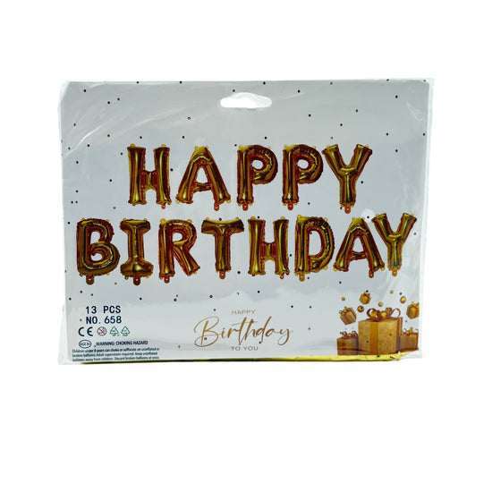 Decoration Foil Balloon Kit Hbd