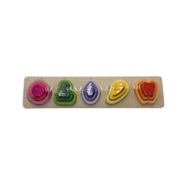 Wooden Stacking and Sorting Toy Plastic Multicolor 5 CM 3+