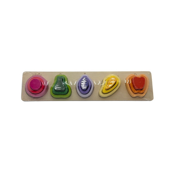 Wooden Sorting and Stacking Toy