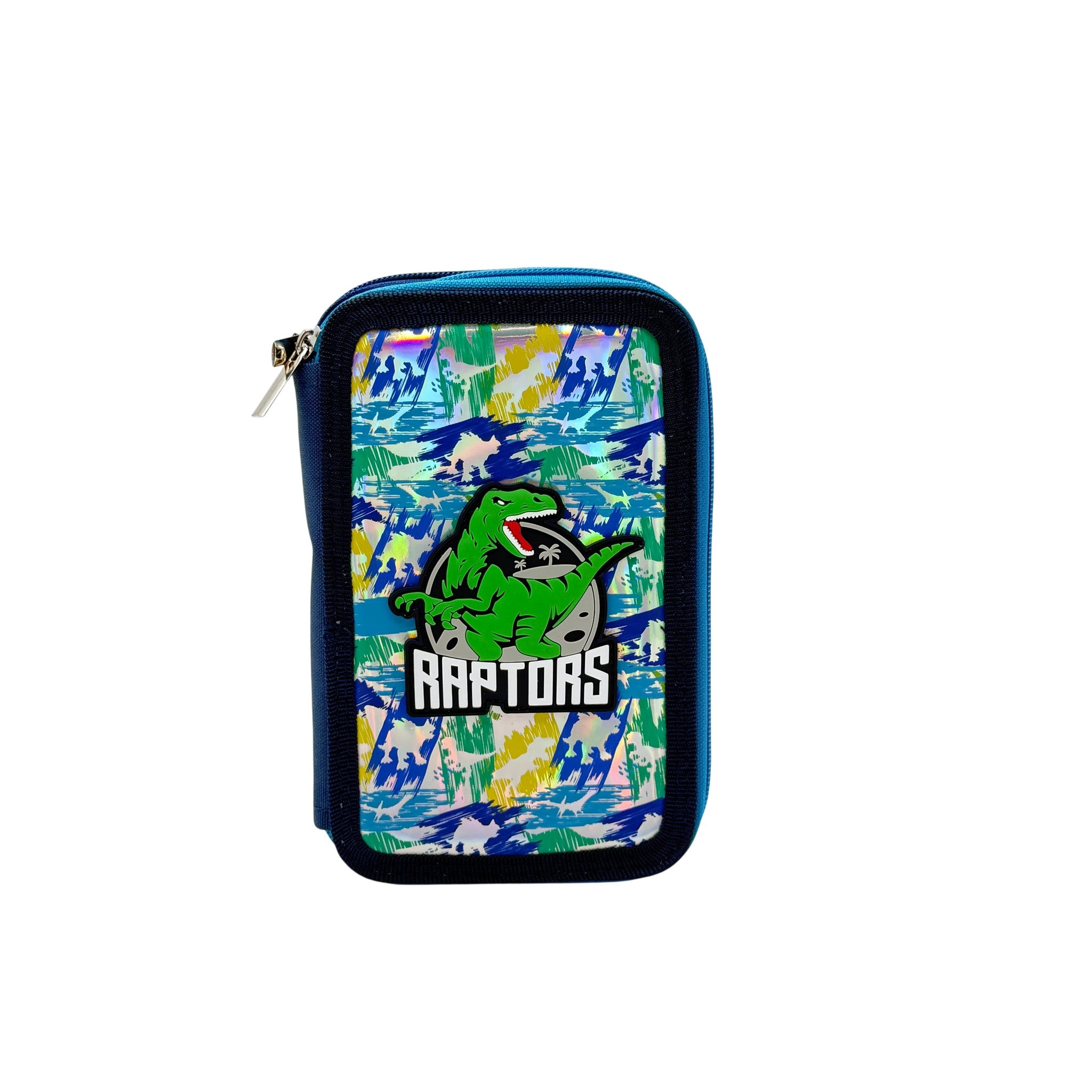 Dino Pencil Case Plastic Multicolor 5 CM 3 Pcs 3+ Age Group