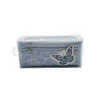 Butterfly Pencil Case Plastic Multicolor 5 CM 3 Pcs 3+