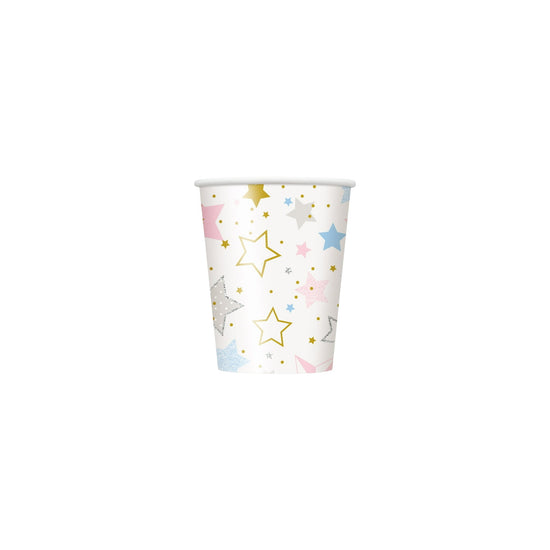 Disposable Paper Cup 9 cm Golden Star 10 pcs