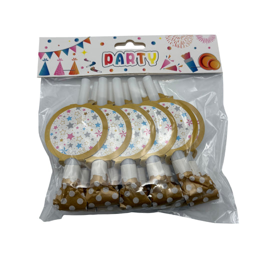 Disposable Tableware Golden Star Blower 6 pcs