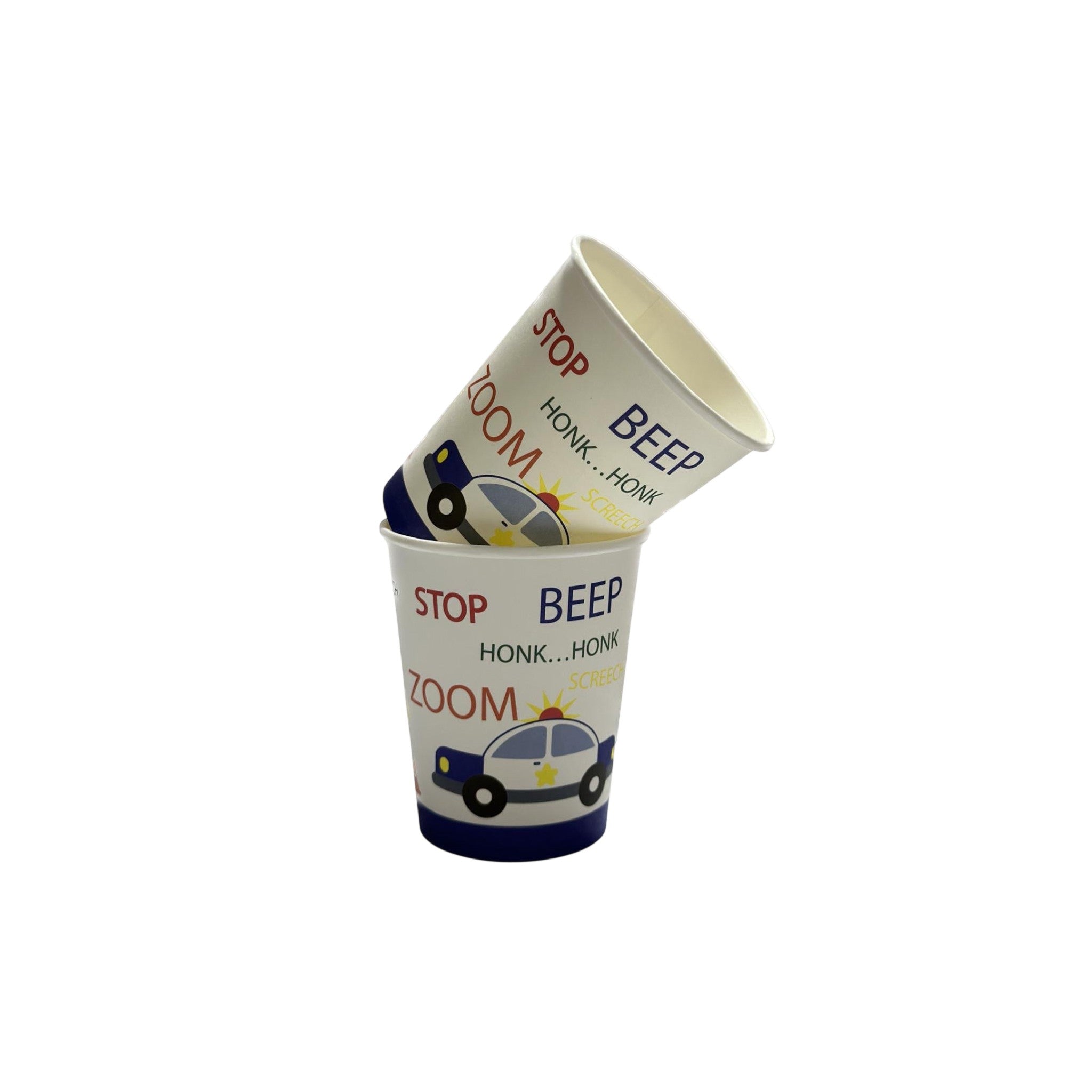 Hk Disposable Tableware Plastic Multicolor Cup 9x9x9 CM 10 P