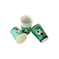 Hk Disposable Tableware Plastic Multicolor Soccer Cup 9 CM 1