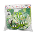 Hk Disposable Tableware Plastic Multicolor 25 CM Party Set 3
