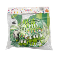 Hk Disposable Tableware Plastic Multicolor 25 CM Party Set 3
