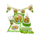 Hk Disposable Tableware Plastic Multicolor Party Set 20x20x8
