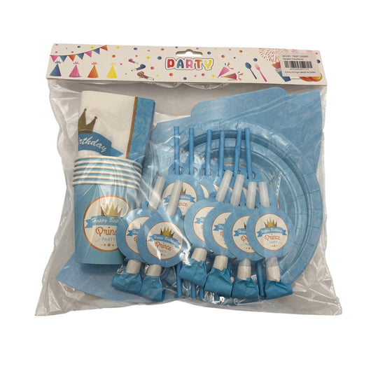 Disposable Tableware Prince Party Set