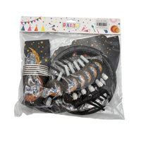 Hk Disposable Tableware Plastic Multicolor Party Set 20x20x8