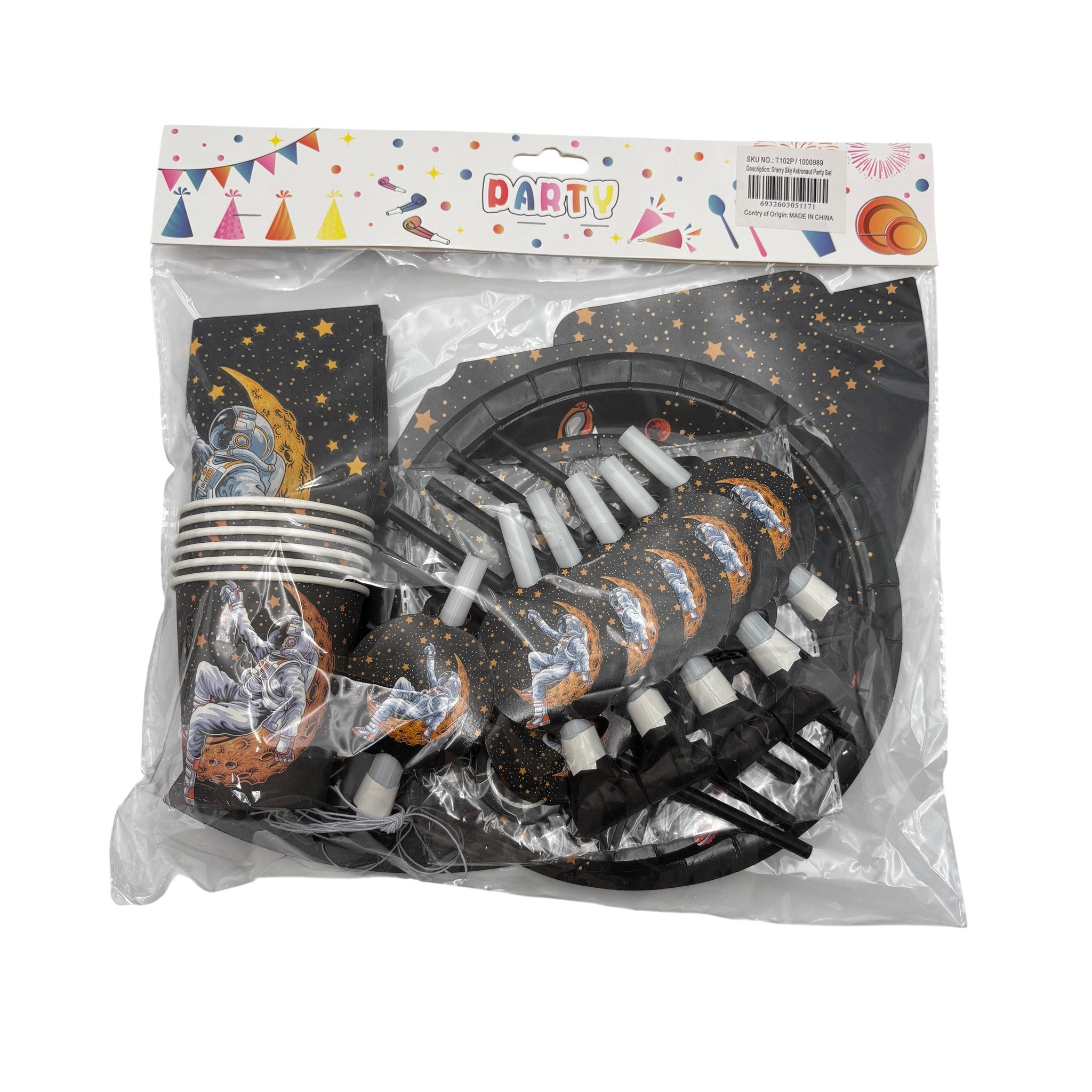 Hk Disposable Tableware Plastic Multicolor Party Set 20x20x8