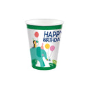 Hk Disposable Tableware Plastic Multicolor Cup 9x9x9 CM 10 P