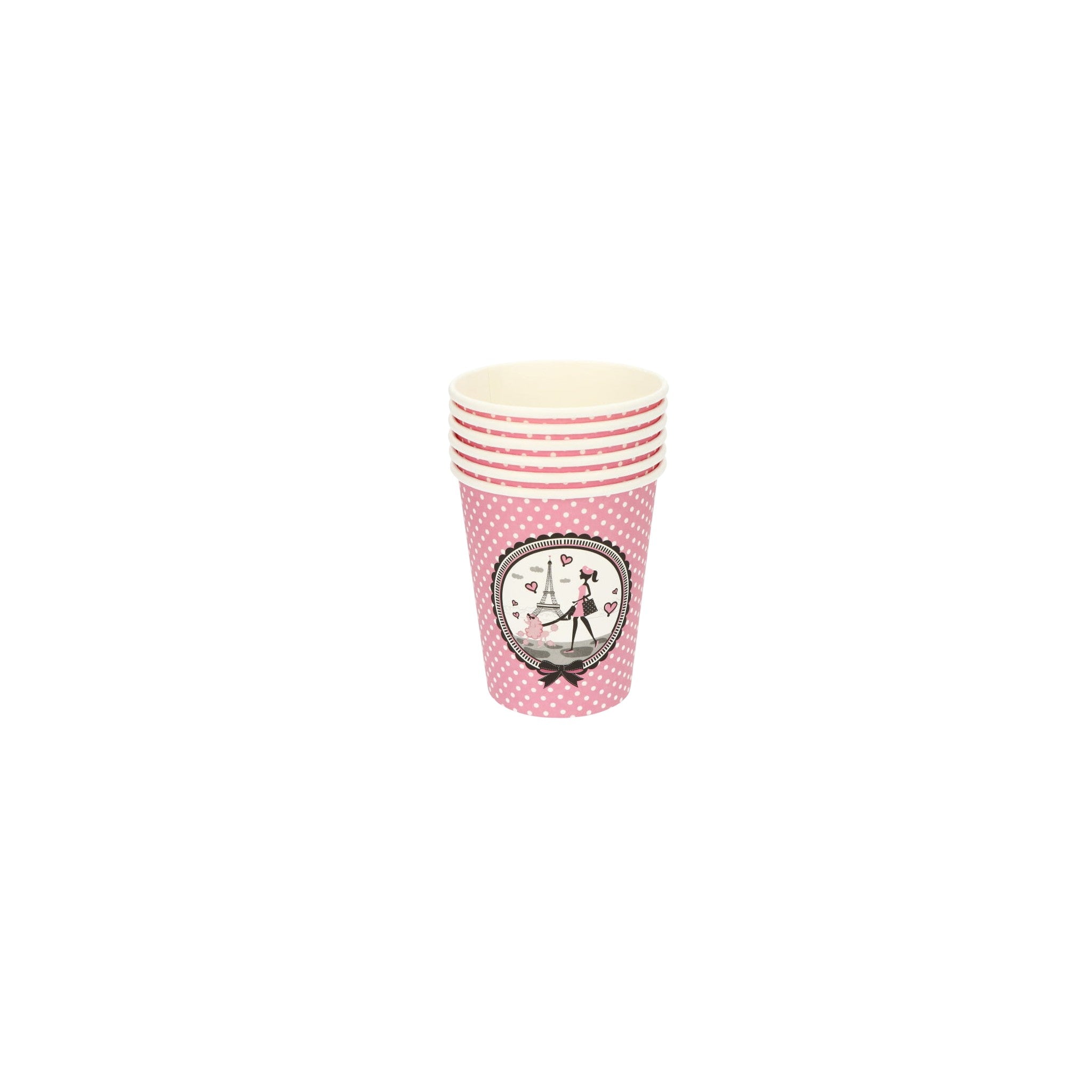 Hk Disposable Tableware Plastic Multicolor Cup 9x9x9 CM 10 P