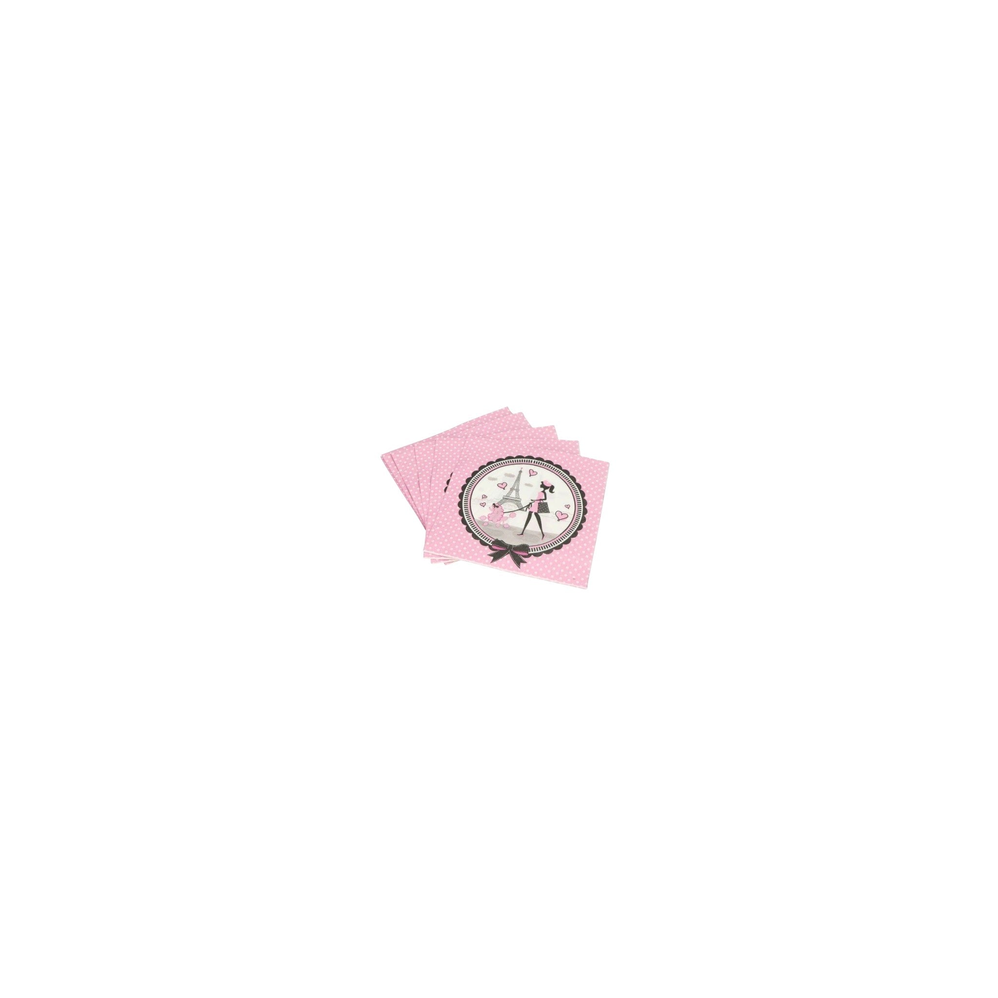 Hk Disposable Tableware Plastic Multicolor Napkin 33 CM 20 P