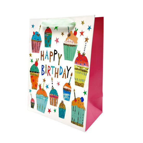 18 x 24 x 8 cm  Hbd Gift Bag S Blue