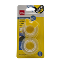 Deli Adhesive Tape Plastic White 8x11x4.5 CM 2 Pcs 3+