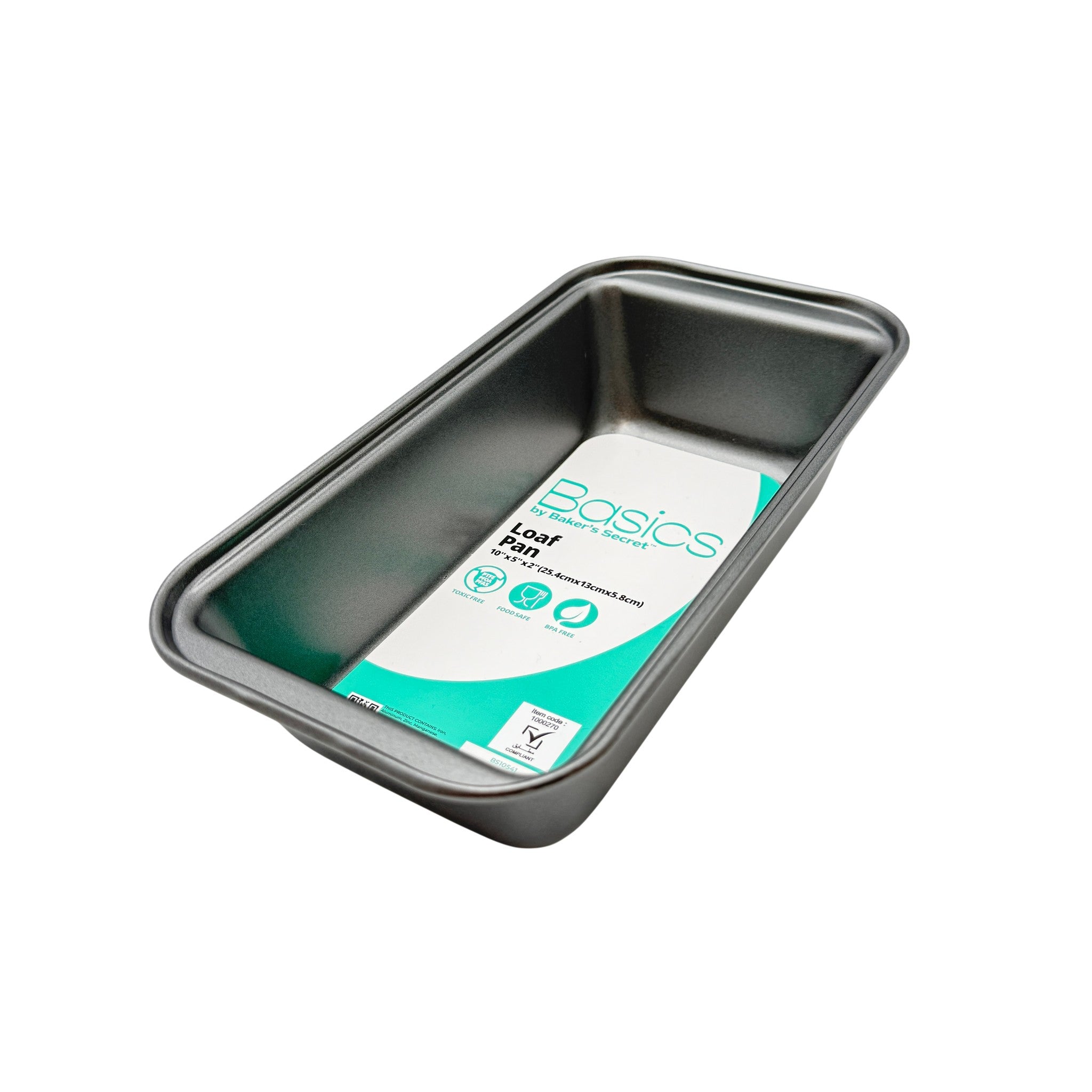 Baker'S Secret Carbon Steel Baking Pan Dark Grey