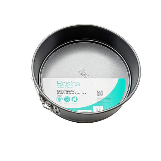 Bakers Secret Carbon Steel Springform Pan Dark Grey 20 cm