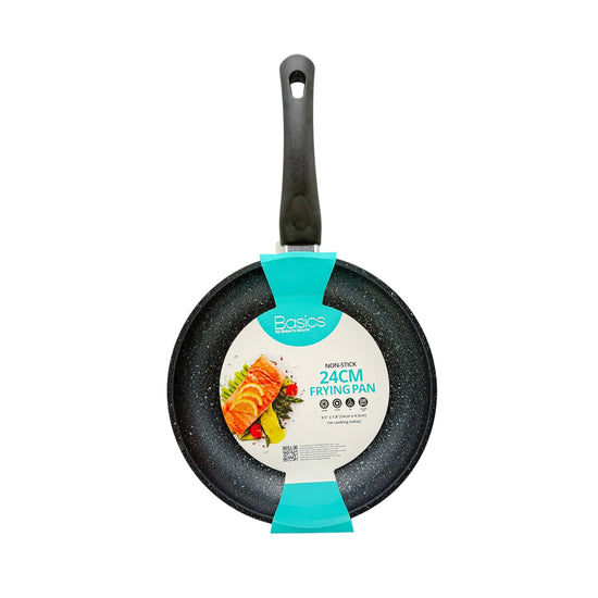 Roll Rim Press Fry Pan Black 24 x 4.5 cm