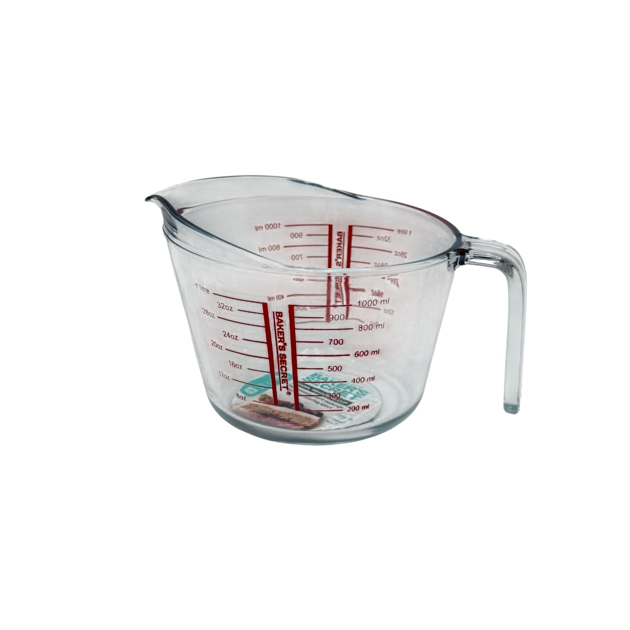 Measuring Cup 100% Glass Clear 1000 ML Kitchen Tool
