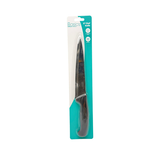 Stainless Steel 8 inch Chef Knife Black