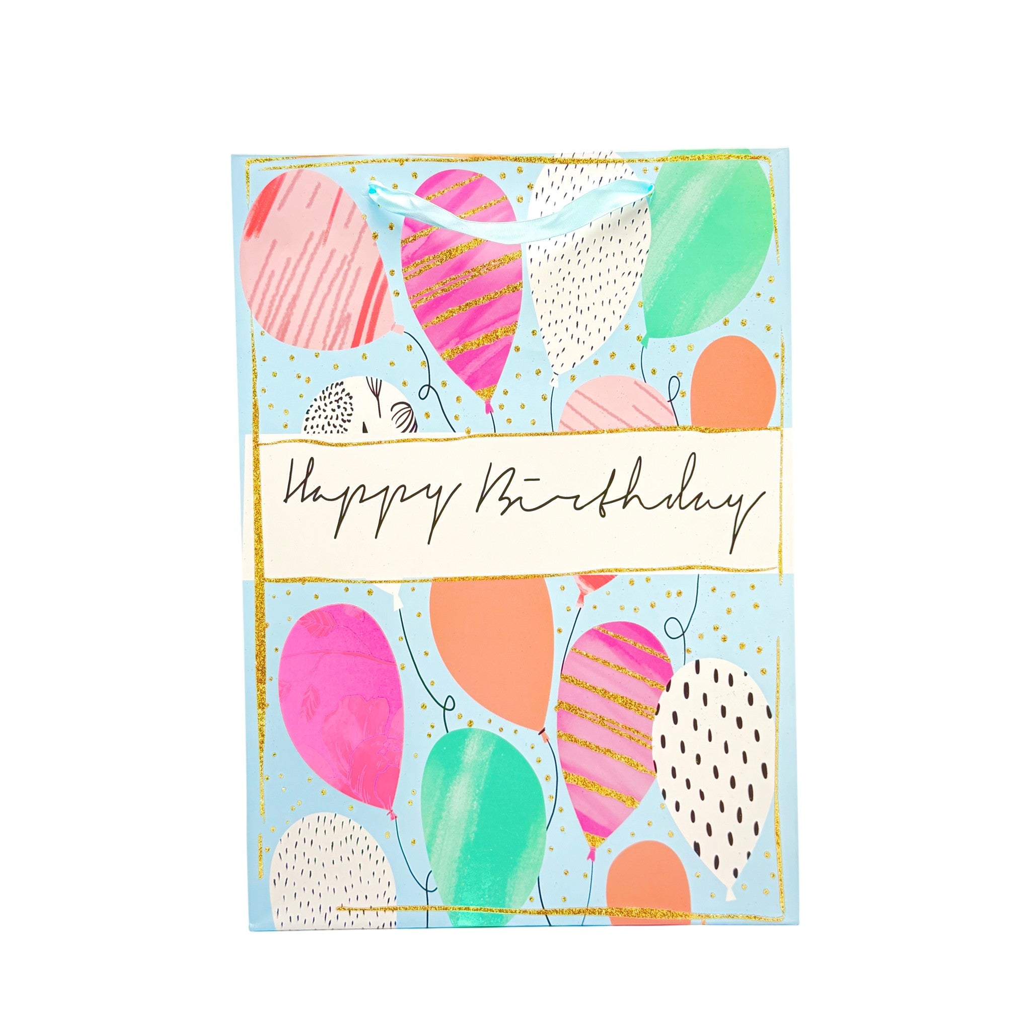 Gift Bags Paper Blue 30x42x12 CM 3 Pcs 3+ AW26