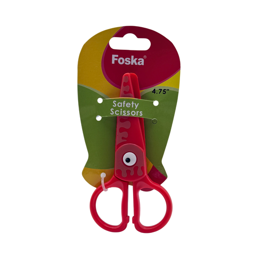 CH Scissors Plastic Multicolor 4.75 Inch 3+
