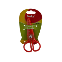 CH Scissors Plastic Multicolor 4.75 Inch 3+