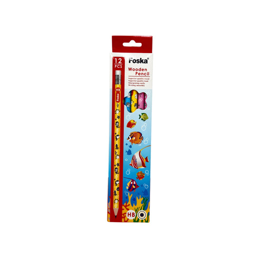 HB Pencil With Eraser Blue
