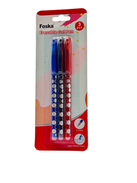 CH Gel Pen Plastic Assorted Colors 3 Pcs