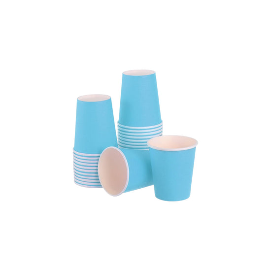 Disposable Plastic Cups Blue 250 Ml