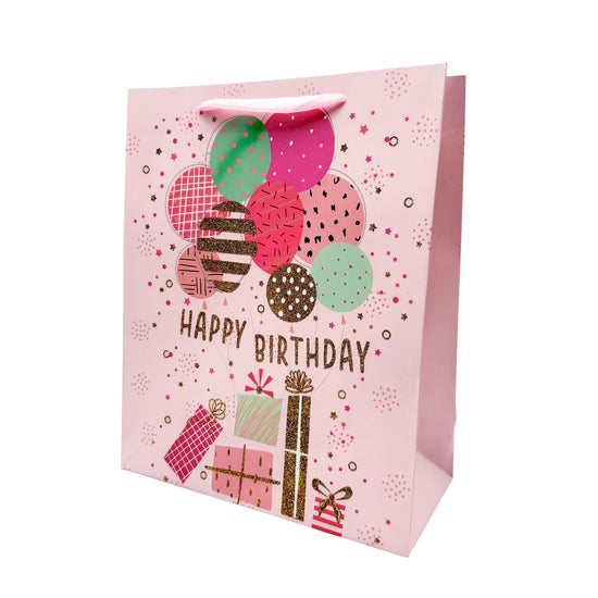 26 x 32 x 10 cm  Hbd Gift Bag M Blue