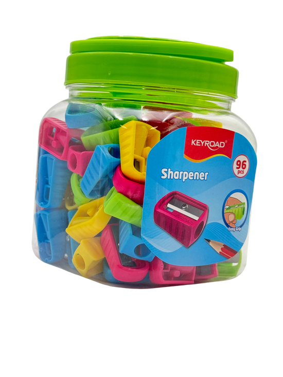 Keyroad Plastic Sharpener Multicolor 96 Pcs 3+