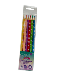 Keyroad Plastic Colored Pencil Multicolor 6 Pcs 3+