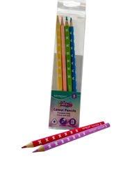 Keyroad Plastic Colored Pencil Multicolor 6 Pcs 3+