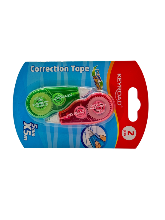 Keyroad Mini Pet Correction Tape, 5 mm X 5M, 2 pcs