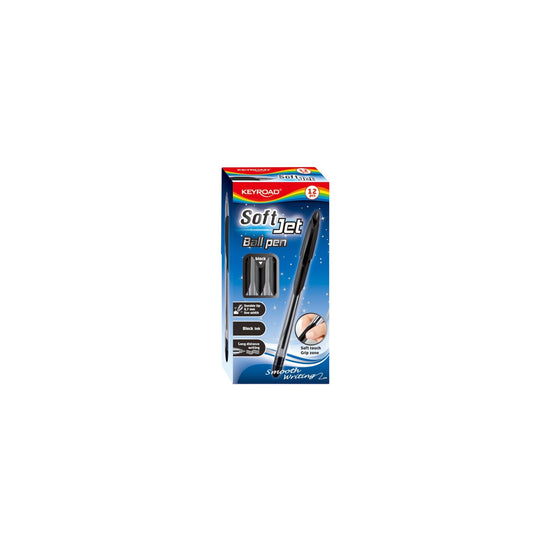 Keyroad Ballpoint Pen Black 12 pcs