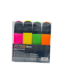 Keyroad Highlighter Set Plastic Multicolor 4 Pcs