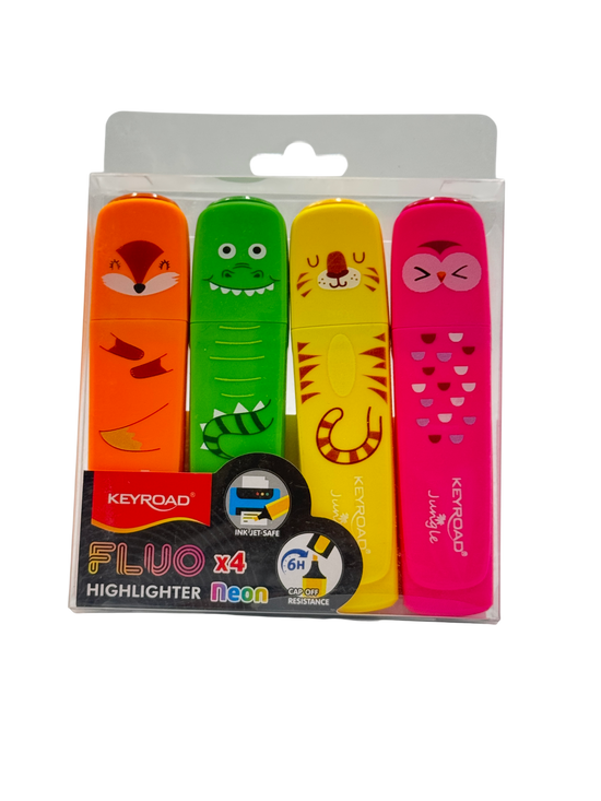 Keyroad Highlighter Plastic Multicolor 3+