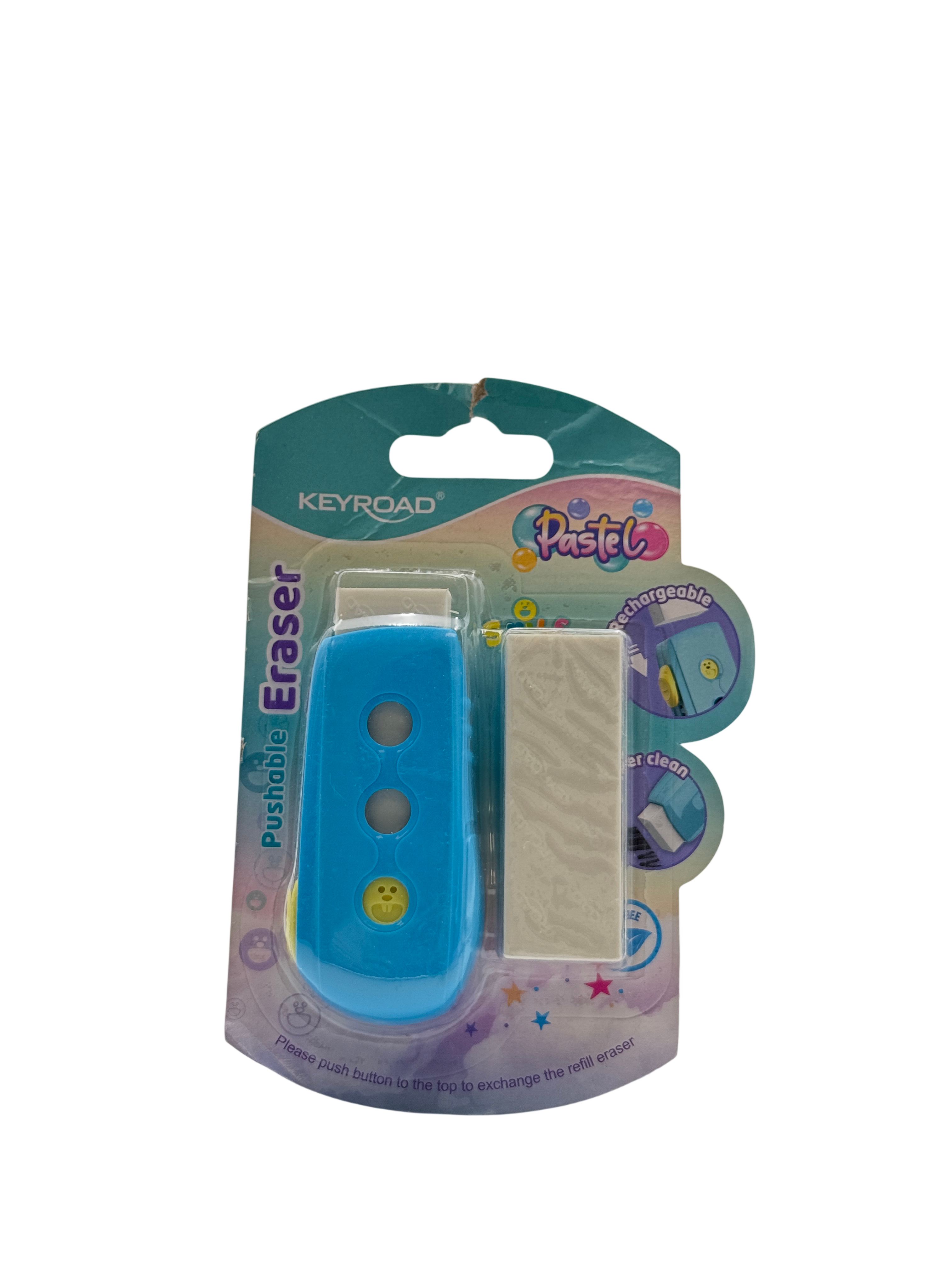 Keyroad Plastic Eraser Multicolor 3+
