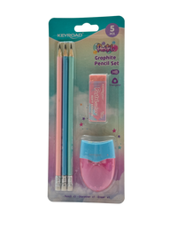 Keyroad Plastic Pencil Multicolor 5 Pcs 3+