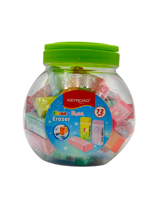 Keyroad Eraser Set 72 pcs