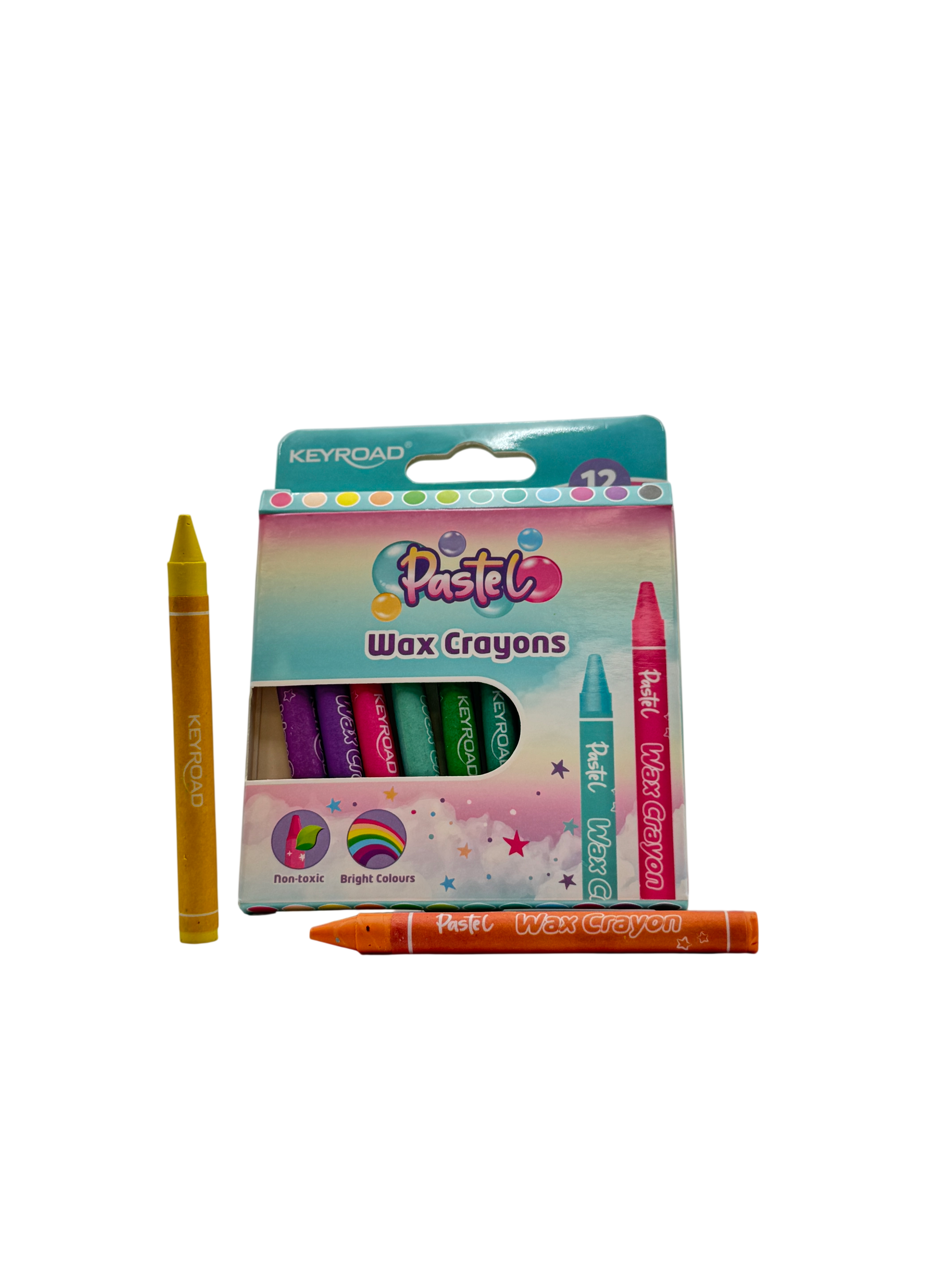Keyroad Plastic Wax Crayons Multicolor 3+