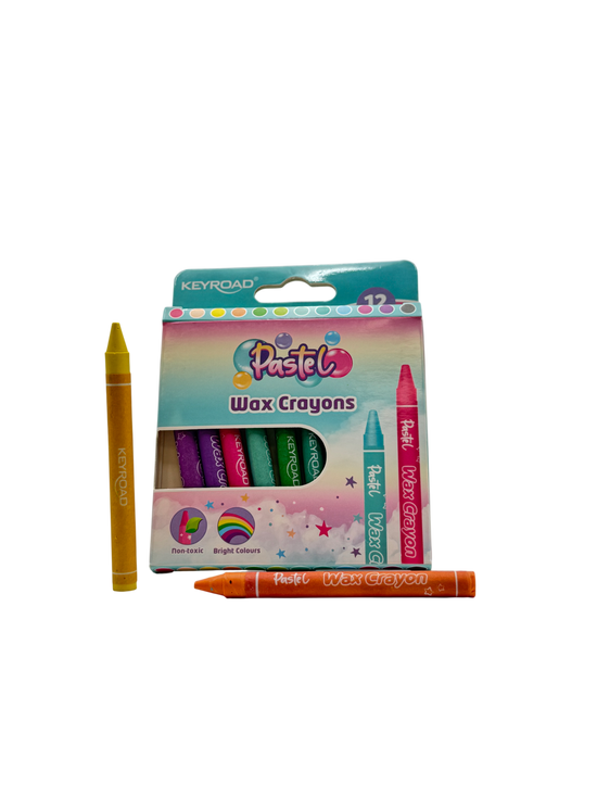 Keyroad Plastic Wax Crayons Multicolor 3+