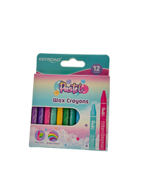 Keyroad Plastic Wax Crayons Multicolor 3+