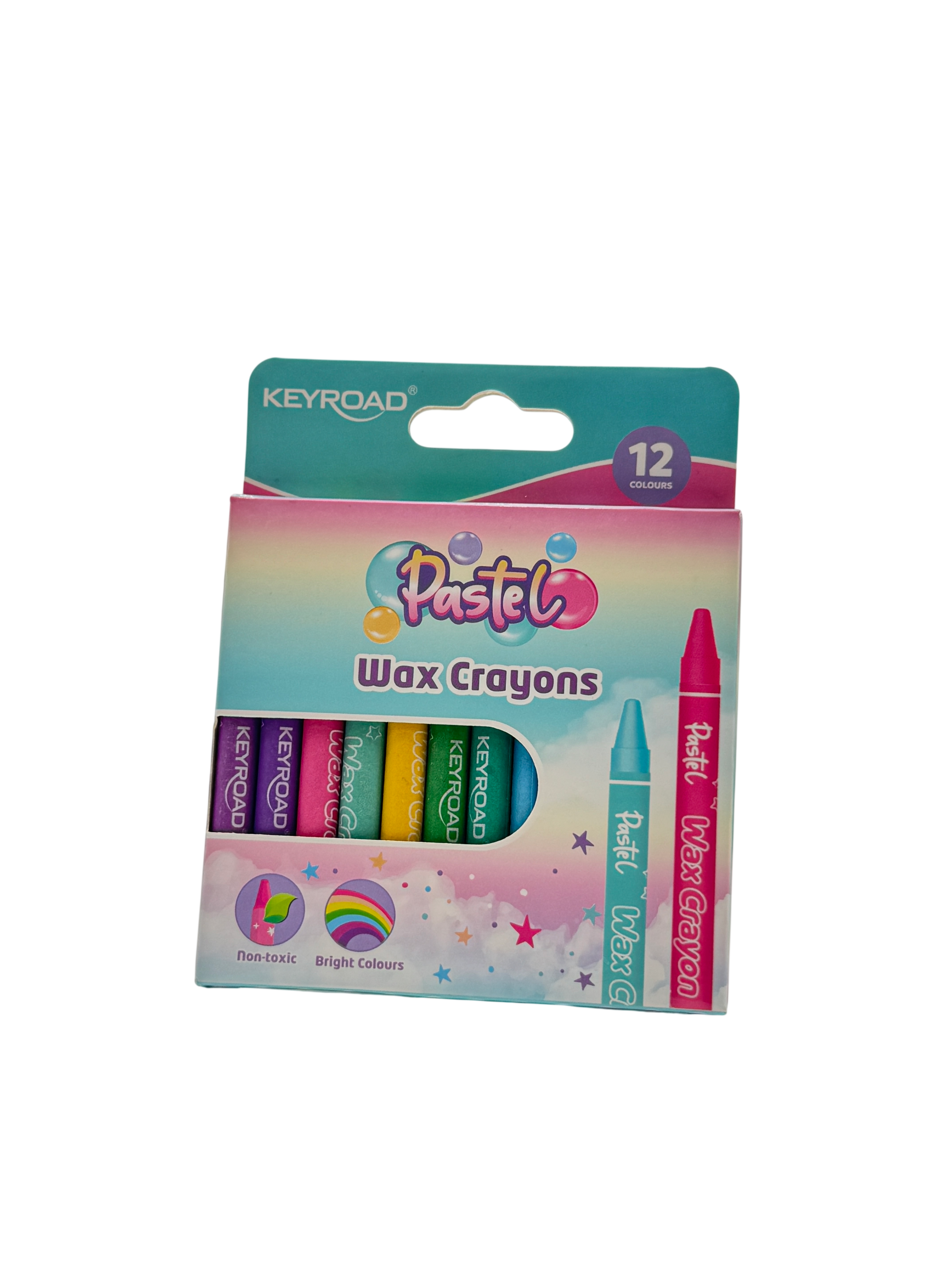 Keyroad Plastic Wax Crayons Multicolor 3+