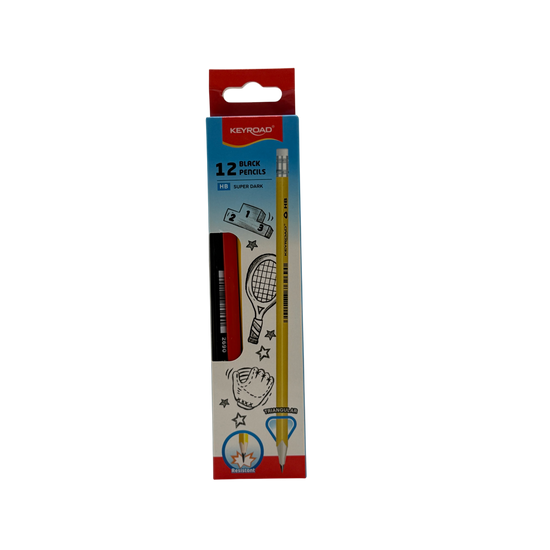 Pencil Plastic Multicolor 12 Pcs