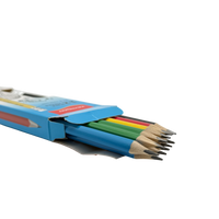 Pencil Plastic Multicolor 12 Pcs
