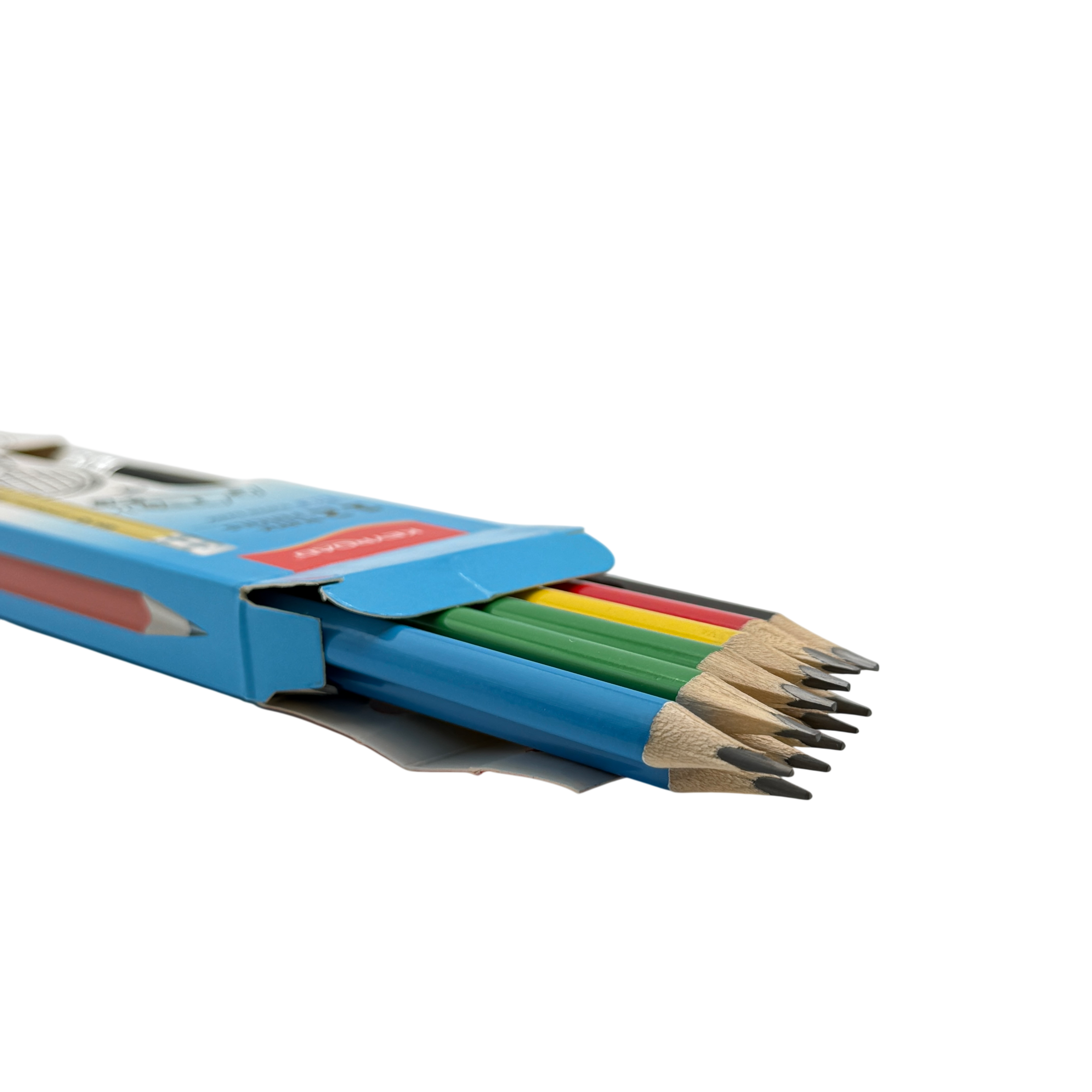 Pencil Plastic Multicolor 12 Pcs